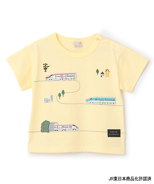専用！！petit main セール】【水陸両用】ロゴ刺しゅうTシャツ(キッズサイズ)（T
