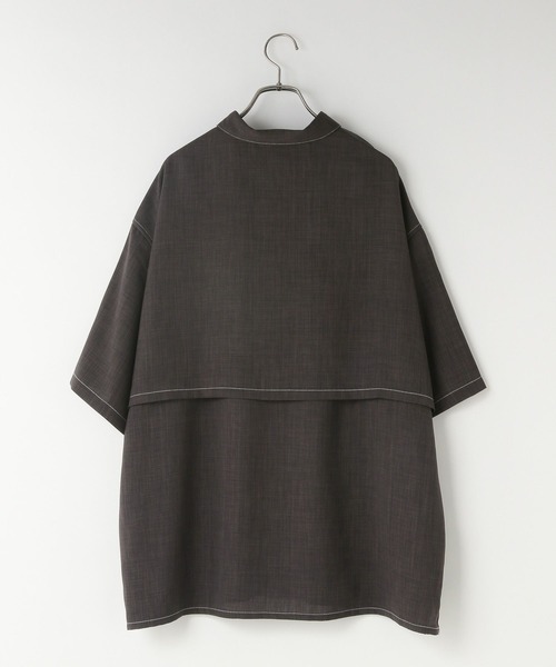LOWRYS FARM（ローリーズファーム）の「バスケットステッチシャツＳＳ　 523877（シャツ/ブラウス・メンズ・ブラウン/チャコールグレー・MEDIUM/LARGE）」の13枚目の写真