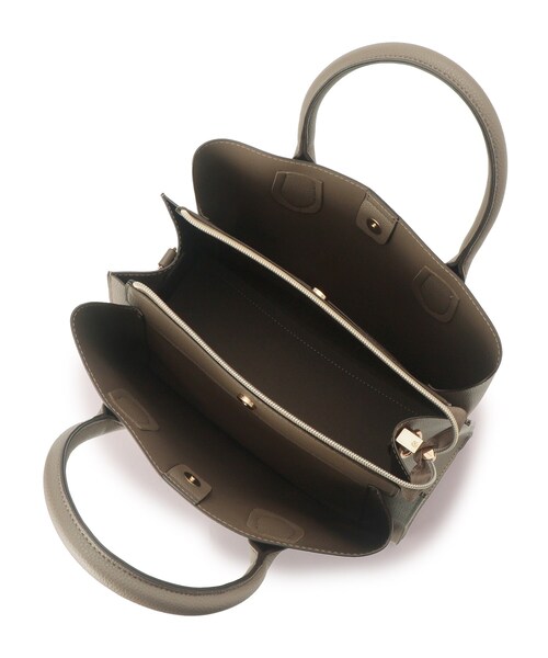 grove（グローブ）の「【人間工学】中仕切りバイカラー2WAYトート（トートバッグ・レディース・ピンク系/ライトグレー系4/グレー系その他5/ブラック系4・00）」の21枚目の写真