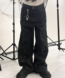 Figments | センタースイッチスタッズデニム(デニムパンツ)