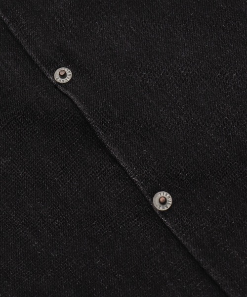 Figments（フィグメンツ）の「センタースイッチスタッズデニム（デニムパンツ・レディース・ブラック・SMALL/MEDIUM）」の7枚目の写真