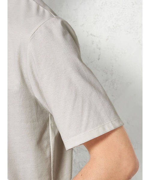 HARUYAMA(ハルヤマ)の「【M3LABO®】半袖 ビズTシャツ クルーネック 無地(Tシャツ/カットソー・メンズ・ブラック/ライトグレー/ホワイト・LL/L/M/3L)」の6枚目の写真