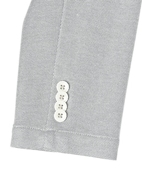 g-stage（ジーステージ）の「清涼＆吸水速乾 バーズアイ ストレッチ テーラードジャケット（セットアップ・メンズ・ライトブルー/ベージュ/ライトグレー・44/48/46/50）」の17枚目の写真