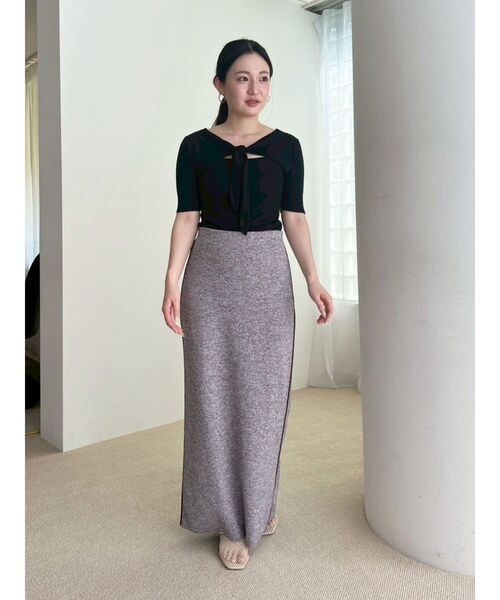 LAGUNAMOON（ラグナムーン）の「2WAYリボンシアーカットプルオーバー（Tシャツ/カットソー・レディース・ブラック/ホワイト/クリーム・FREE）」の17枚目の写真