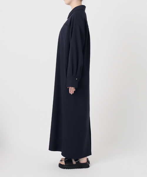 セール】ウーリッシュツイルハーフジップワンピース（ワンピース