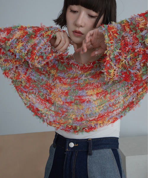 未使用PLAGE Washable Washi Mix ニット Plage ニット 美品 クリーニング済 セール】Washable Washi Mix