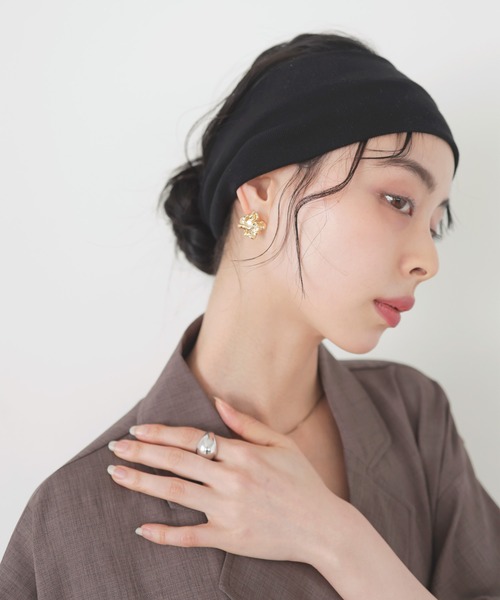 LIAN(リアン)の「ニュアンスモチーフピアス(ピアス(両耳用)・レディース・シルバー/ゴールド・FREE)」の5枚目の写真