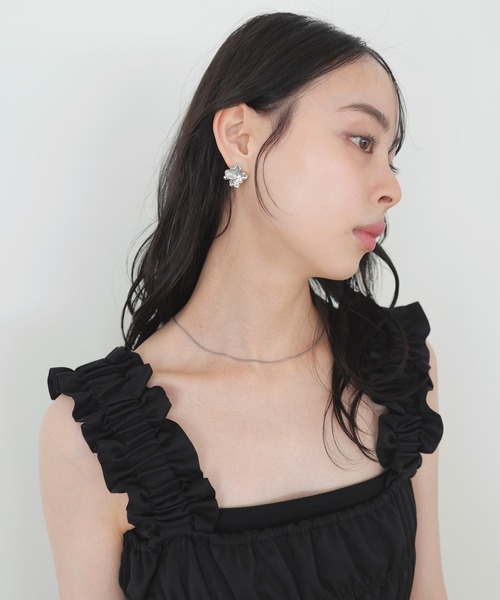 LIAN(リアン)の「ニュアンスモチーフピアス(ピアス(両耳用)・レディース・シルバー/ゴールド・FREE)」の9枚目の写真