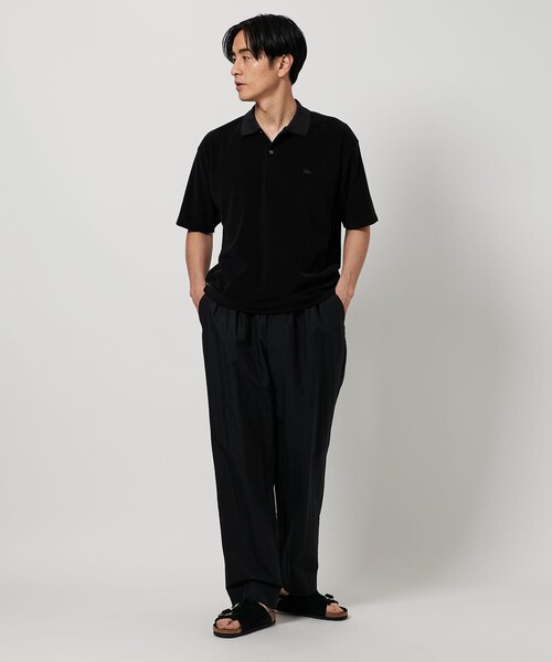 LACOSTE for BEAUTY&YOUTH＞ 1トーン パイル ポロシャツ