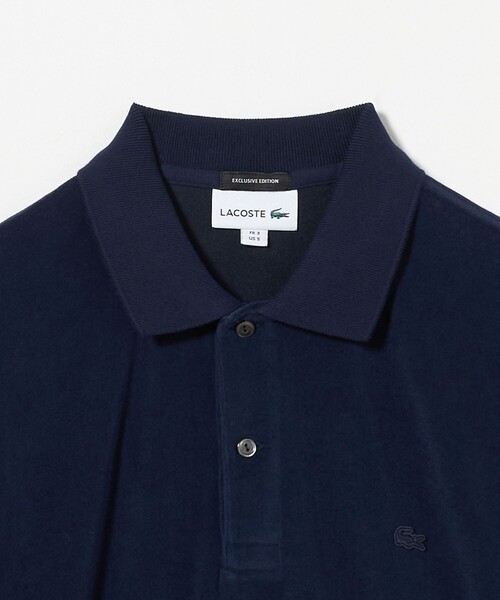 LACOSTE for BEAUTY&YOUTH＞ 1トーン パイル ポロシャツ