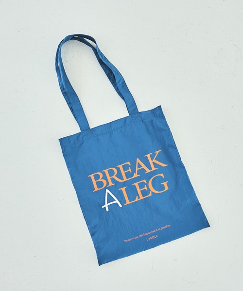 LAKOLE（ラコレ）の「ナイロンアソートロゴトートバッグ / 572695（トートバッグ・レディース・グレー/ネイビー/ライトグリーン・FREE）」の3枚目の写真