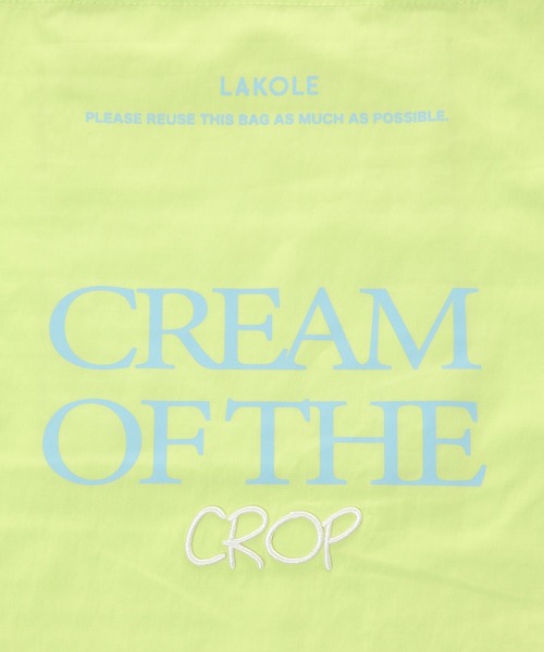 LAKOLE（ラコレ）の「ナイロンアソートロゴトートバッグ / 572695（トートバッグ・レディース・グレー/ネイビー/ライトグリーン・FREE）」の5枚目の写真