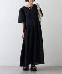 【3色展開】フラワーレースワンピース