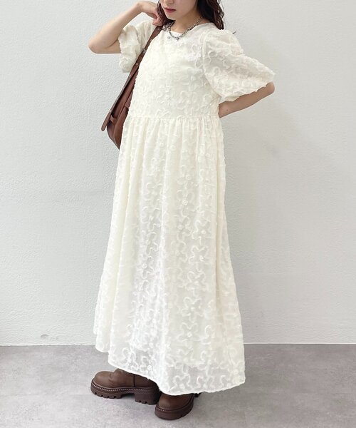 w closet（ダブルクローゼット）の「【3色展開】フラワーレース