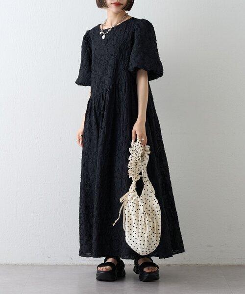 SOBRE フラワーレースワンピース w closet ワンピース 「3色展開」フラワーレースワンピース
