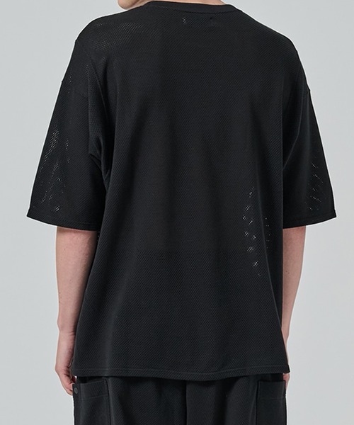 marka（マーカ）の「【MARKA/マーカ】メッシュTシャツ（Tシャツ/カットソー・メンズ・ブラック/グレー・1/2）」の4枚目の写真