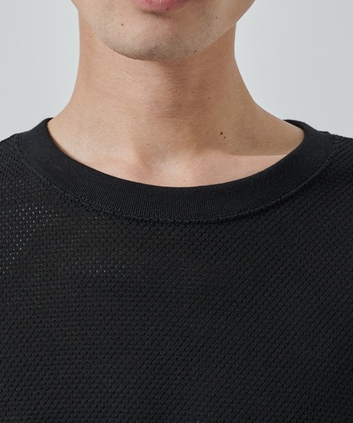 marka（マーカ）の「【MARKA/マーカ】メッシュTシャツ（Tシャツ/カットソー・メンズ・ブラック/グレー・1/2）」の5枚目の写真