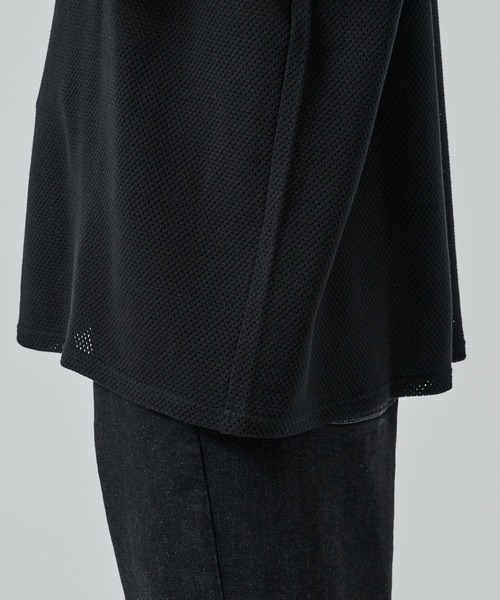 marka（マーカ）の「【MARKA/マーカ】メッシュTシャツ（Tシャツ/カットソー・メンズ・ブラック/グレー・1/2）」の8枚目の写真