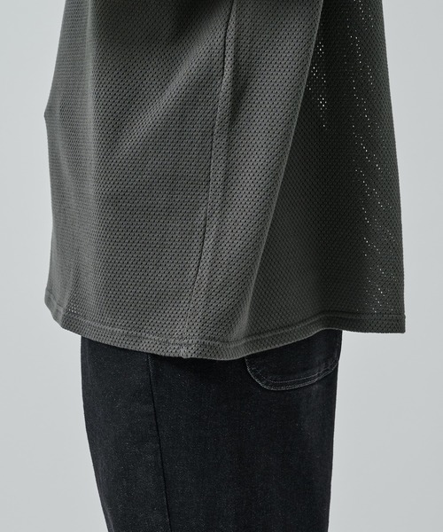 marka（マーカ）の「【MARKA/マーカ】メッシュTシャツ（Tシャツ/カットソー・メンズ・ブラック/グレー・1/2）」の14枚目の写真