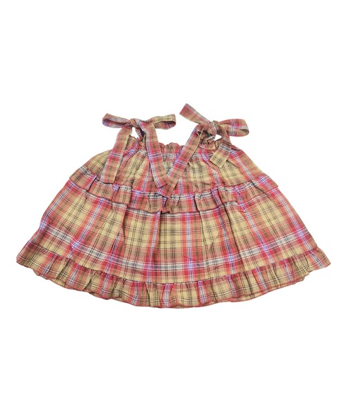 VIBGYOR(ヴィブジョー)の「マドラスチェックフリルキャミ(CZ)(キャミソール・レディース・レッド/ブラウン・MEDIUM/LARGE)」の13枚目の写真