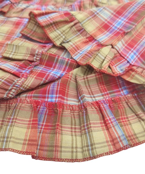 VIBGYOR(ヴィブジョー)の「マドラスチェックフリルキャミ(CZ)(キャミソール・レディース・レッド/ブラウン・MEDIUM/LARGE)」の14枚目の写真