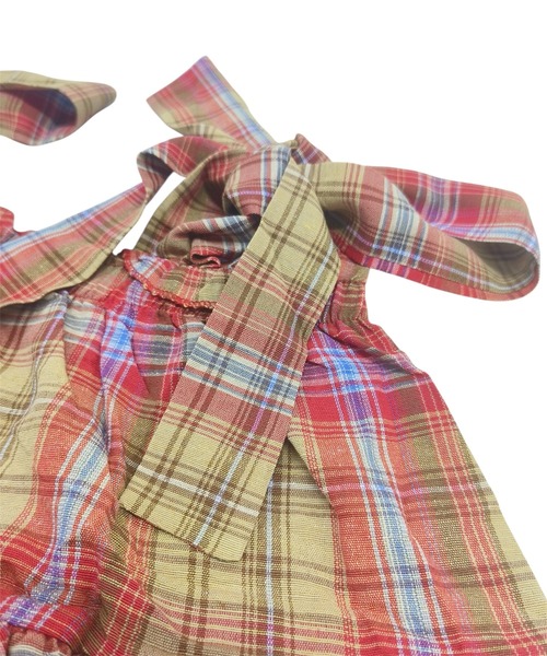 VIBGYOR(ヴィブジョー)の「マドラスチェックフリルキャミ(CZ)(キャミソール・レディース・レッド/ブラウン・MEDIUM/LARGE)」の16枚目の写真