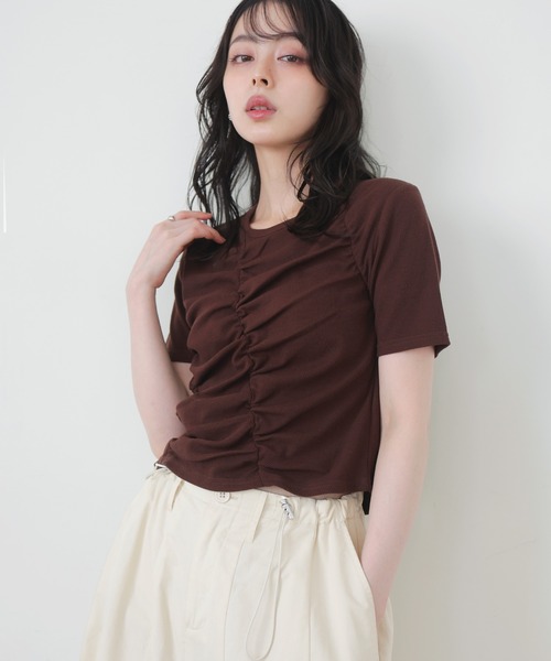 mina perhonen ライオンTシャツ look ギャザー 36日 本製 choucho ロンパース - minä perhonen