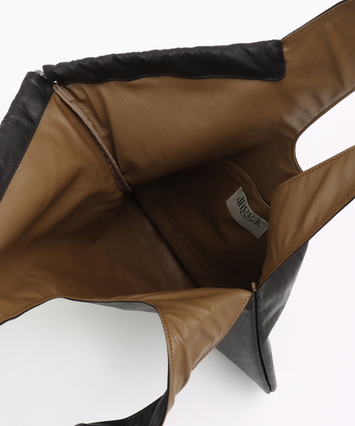 EDIT. FOR LULU（エディットフォールル）の「【Anggae/アンゲ】FLAT BAG（トートバッグ・レディース・ブラウン・FREE）」の9枚目の写真