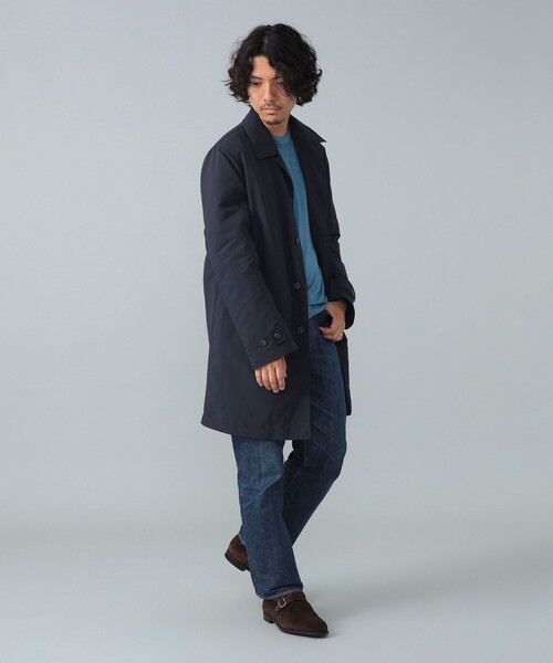 BRILLA per il gusto（ブリッラペルイルグースト）の「【別注】M.I.D.A. / ライナー付き ステンカラーコート（ステンカラーコート・メンズ・ネイビー/ブラック・44/46/48/50）」の6枚目の写真