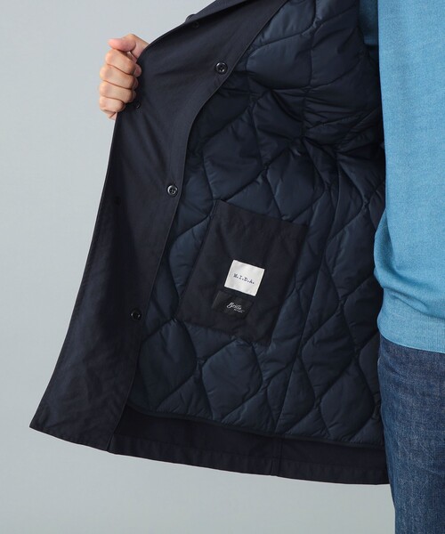 BRILLA per il gusto（ブリッラペルイルグースト）の「【別注】M.I.D.A. / ライナー付き ステンカラーコート（ステンカラーコート・メンズ・ネイビー/ブラック・44/46/48/50）」の10枚目の写真