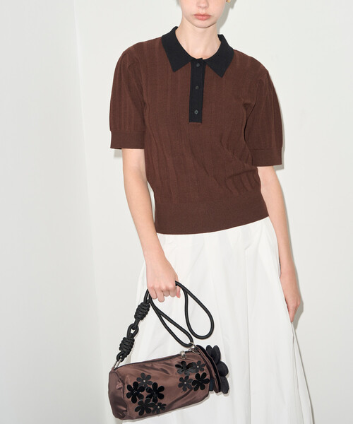 OUTDOOR PRODUCTS(アウトドアプロダクツ)の「OUTDOOR PRODUCTS × Firsthand/アウトドアプロダクツ 別注 FLOWERS ボストンショルダーバッグ(ショルダーバッグ・レディース・ブラック/ブラウン・ONE SIZE)」の8枚目の写真