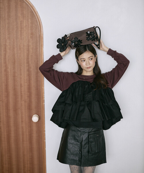 OUTDOOR PRODUCTS(アウトドアプロダクツ)の「OUTDOOR PRODUCTS × Firsthand/アウトドアプロダクツ 別注 FLOWERS ボストンショルダーバッグ(ショルダーバッグ・レディース・ブラック/ブラウン・ONE SIZE)」の18枚目の写真