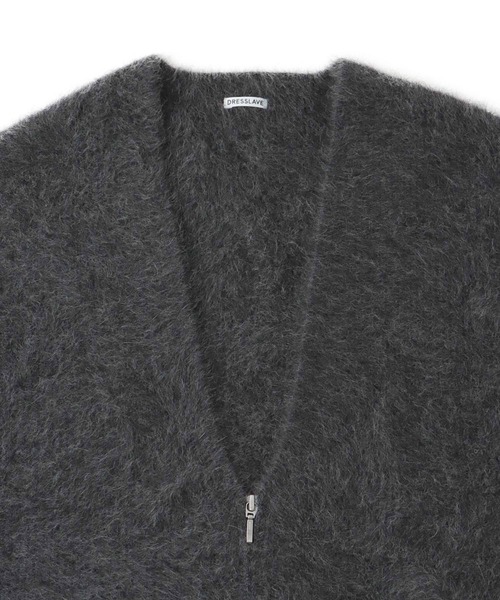 わらび餅様 DRESSLAVE フォックスカシミヤスタンドジップジレ