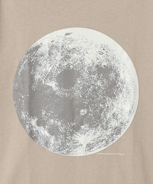 Steven Alan(スティーブンアラン)の「<Cotton Expressions Limited> RETORO MOON/Tシャツ(Tシャツ/カットソー・メンズ・ベージュ・L/XL)」の7枚目の写真