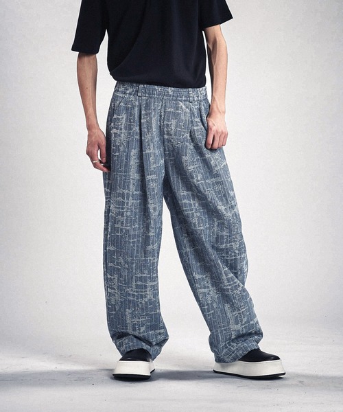 NO ID.（ノーアイディ）の「【NO ID.】JQ Denim Cocoon Pants / JQ デニム コクーン パンツ（デニムパンツ・メンズ・ブルー/ライトブルー・2/1）」の11枚目の写真