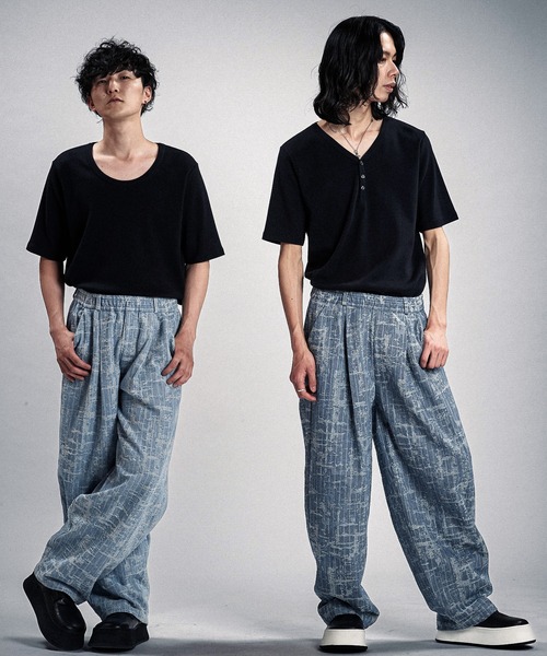 NO ID.（ノーアイディ）の「【NO ID.】JQ Denim Cocoon Pants / JQ デニム コクーン パンツ（デニムパンツ・メンズ・ブルー/ライトブルー・2/1）」の17枚目の写真