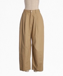 nissen | ワンタックウルトラバギーカーブチノ(チノパンツ)