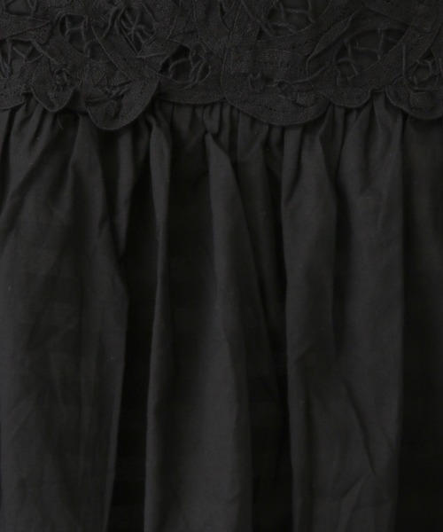 studio CLIP（スタディオクリップ）の「《natural by clip》バテンレースビスチェ（ベスト・レディース・ブラック/ホワイト・FREE）」の11枚目の写真