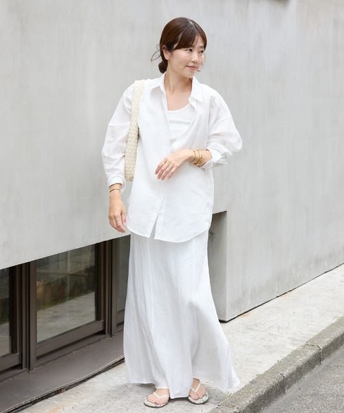 セール】PURE RAMIE WASHED シャツ（シャツ/ブラウス）｜Plage