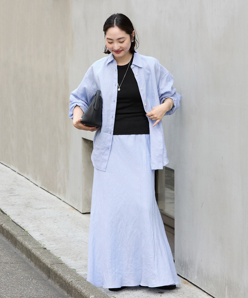 セール】PURE RAMIE WASHED シャツ（シャツ/ブラウス）｜Plage