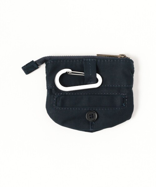 BEAMS BOY（ビームスボーイ）の「チノ コイン ポケット ポーチ（ポーチ・レディース・ネイビー/ベージュ・ONE SIZE）」の8枚目の写真