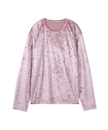 JOHN LAWRENCE SULLIVAN（ジョンローレンスサリバン）の「CRUSHED VELOUR CREW NECK TOP（Tシャツ/カットソー）」