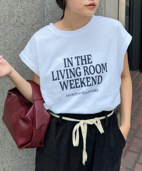 CIAOPANIC TYPY（チャオパニックティピー）の「梨地フレンチスリーブアソートプリントTee（Tシャツ/カットソー・レディース・ホワイト系その他2/ホワイト/ホワイト系その他/ホワイト系その他3・ONE SIZE）」の3枚目の写真