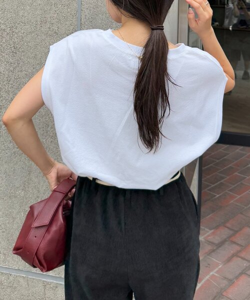 CIAOPANIC TYPY（チャオパニックティピー）の「梨地フレンチスリーブアソートプリントTee（Tシャツ/カットソー・レディース・ホワイト系その他2/ホワイト/ホワイト系その他/ホワイト系その他3・ONE SIZE）」の19枚目の写真