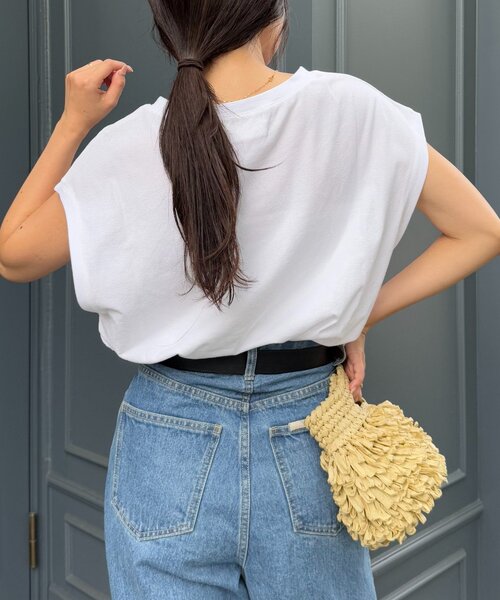 CIAOPANIC TYPY（チャオパニックティピー）の「梨地フレンチスリーブアソートプリントTee（Tシャツ/カットソー・レディース・ホワイト系その他2/ホワイト/ホワイト系その他/ホワイト系その他3・ONE SIZE）」の8枚目の写真