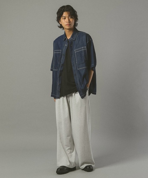 RAGEBLUE（レイジブルー）の「コットン天竺/イージースラックス（スウェットパンツ・メンズ・グレー/ブラック・MEDIUM/LARGE）」の10枚目の写真