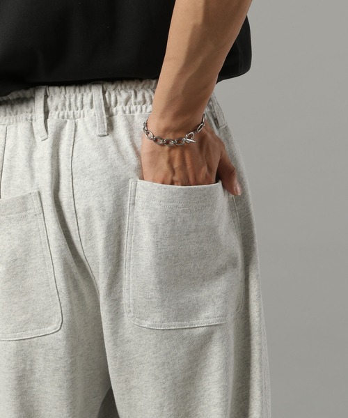 RAGEBLUE（レイジブルー）の「コットン天竺/イージースラックス（スウェットパンツ・メンズ・グレー/ブラック・MEDIUM/LARGE）」の18枚目の写真