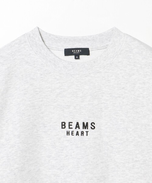 BEAMS HEART(ビームスハート)の「【ユニセックス】BEAMS HEART ロゴ 刺繍 スウェット(スウェット・メンズ・ライトグレー/ネイビー・M/S/XL/L)」の9枚目の写真