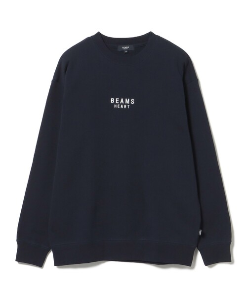 BEAMS HEART(ビームスハート)の「【ユニセックス】BEAMS HEART ロゴ 刺繍 スウェット(スウェット・メンズ・ライトグレー/ネイビー・M/S/XL/L)」の4枚目の写真