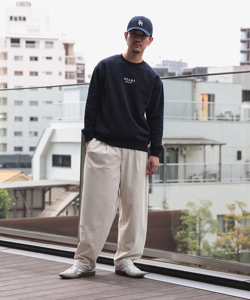 BEAMS HEART(ビームスハート)の「【ユニセックス】BEAMS HEART ロゴ 刺繍 スウェット(スウェット・メンズ・ライトグレー/ネイビー・M/S/XL/L)」の15枚目の写真